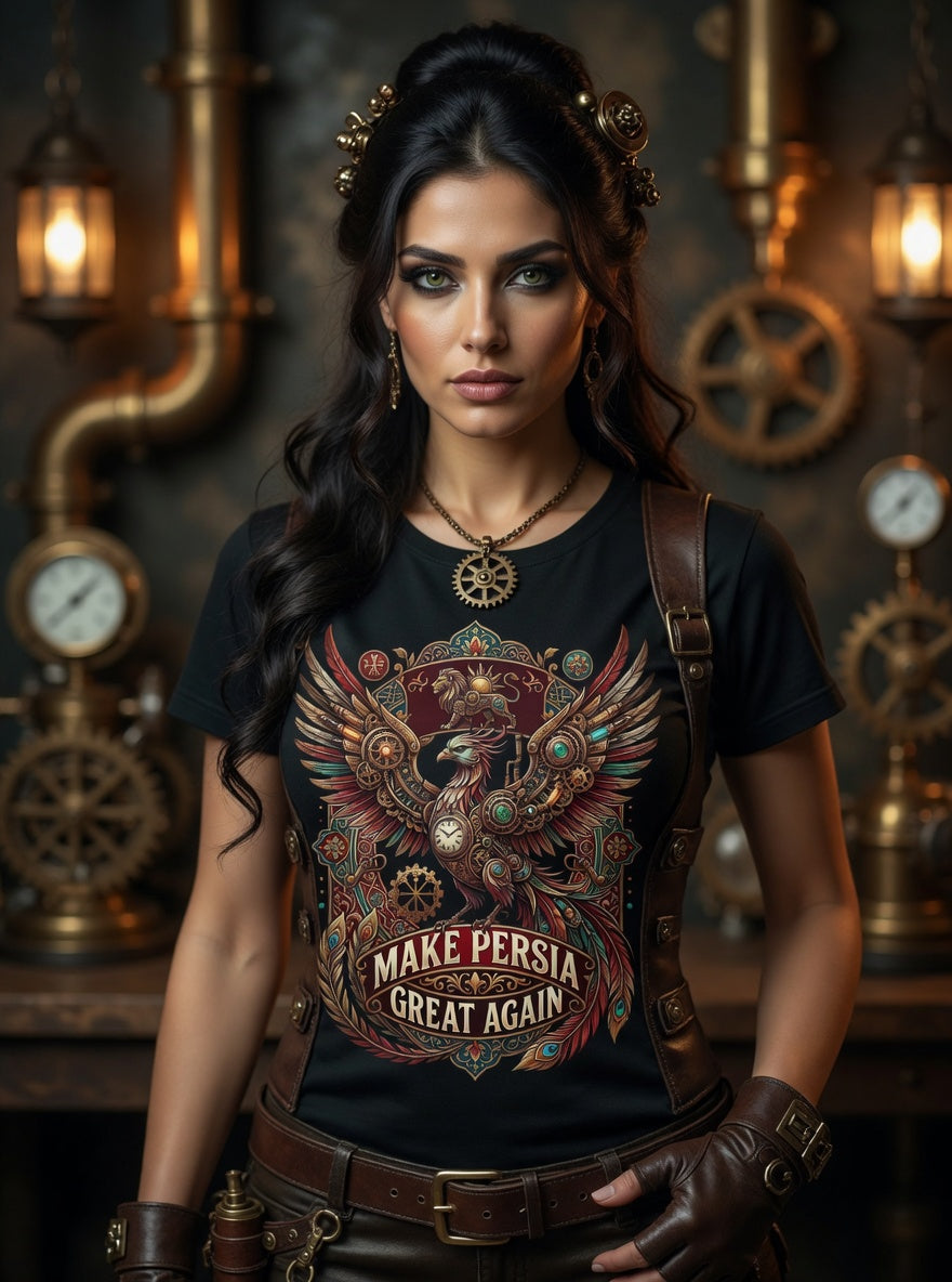 Ancient Steampunk Simurgh Icon | Make Persia Great Again