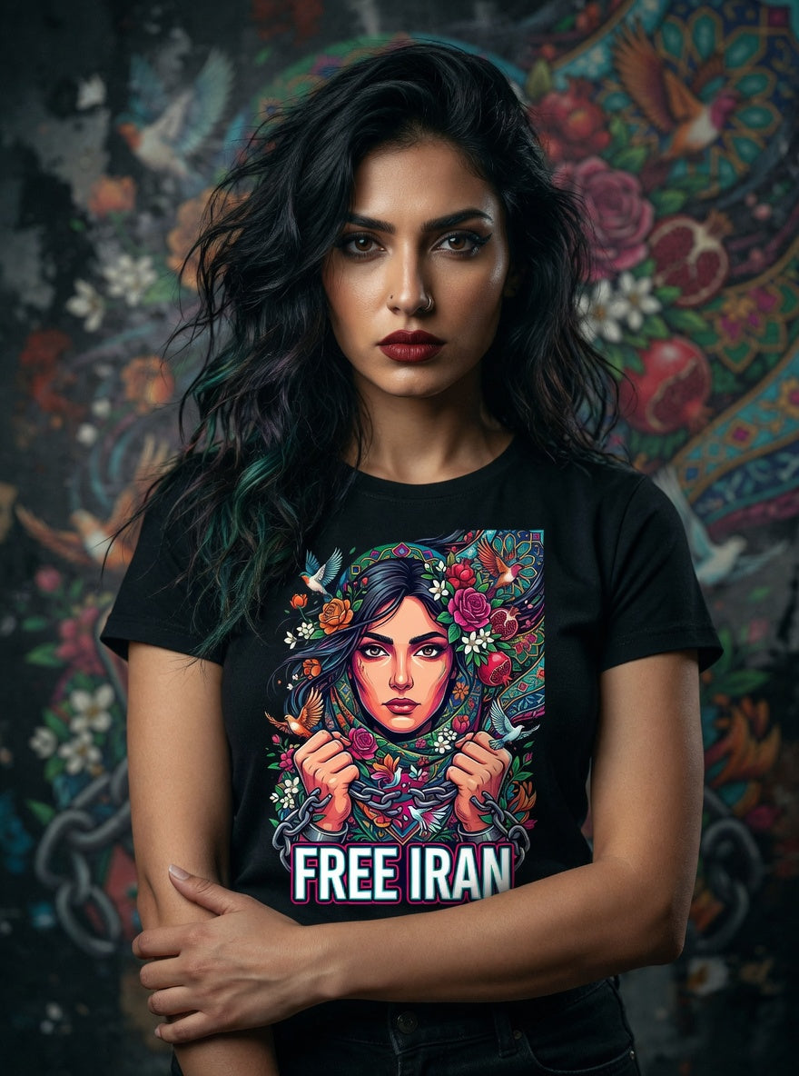 Colorful Pop-Art Resistance | Free Iran